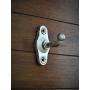 Handpained Rustic Cast Iron Hanger, Silver or Pick Color, Coat or Towel Hook