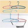 10pcs Random Color Durable Multifunctional Circle Scarf Clothes Hanger Drying Rack Keep Clothes Neat and Wrinkle-Free Plastic Closet Organizer