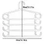 HJYPYJ Magic Clothes Hangers,Multi-Layer Space-Saving Organizer Hangers,Household Multifunction Trouser Hangers, No Glitches/Gray / 10 Pcs HJYPYJ Magic Clothes Hangers,Multi-Layer Space-Saving Organizer Hangers,Household Multifunction Trouser Hangers, No Glitches/Gray / 10 Pcs