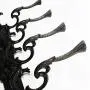 Sungmor Cast Iron Large Wall Hanger - Retro Court Style & 12 Multi Hooks Design - Decorative Wall Mounted Hanging Hooks for Tools,Planters,Coats,Hats,Keys - Great for Indoor Outdoor Wall Decoration