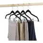 SMART ONYE Pack of 20 Strong and Durable-Heavy Duty-Velvet Clothes Hangers with Clips-Space Saving Velvet Skirts Hangers-Non Slip Velvet Pants Hangers-360 Degree Swivel Hook-Black SMART ONYE Pack of 20 Strong and Durable-Heavy Duty-Velvet Clothes Hangers with Clips-Space Saving Velvet Skirts Hangers-Non Slip Velvet Pants Hangers-360 Degree Swivel Hook-Black