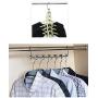 RuiLing 2pcs Multifunction Hanger Clothes Storage Rack Metal Space Saving Wardrobe Clothing Hangers RuiLing 2pcs Multifunction Hanger Clothes Storage Rack Metal Space Saving Wardrobe Clothing Hangers