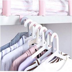 Bathroom Hanger Hook for Clothes Waved Waterfall Hanger Rack Garment Display Hook Wardrobe Clothing Storage Shelf Clothes Hanger 5pcs Random Color