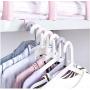Bathroom Hanger Hook for Clothes Waved Waterfall Hanger Rack Garment Display Hook Wardrobe Clothing Storage Shelf Clothes Hanger 5pcs Random Color