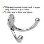 uxcell 6pcs Dual Robe Hooks Zinc Alloy Wall Mounted Coat Towel Double Towel Hooks Clothes Hanger Holder w Screws Silver Tone uxcell 6pcs Dual Robe Hooks Zinc Alloy Wall Mounted Coat Towel Double Towel Hooks Clothes Hanger Holder w Screws Silver Tone