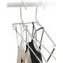 White Plastic Clothes Hangers | The Best Choice Everyday Standard Suit Clothe Hanger Target Set | Bulk Beauty Closet Room Pack | Adult Clothing Drying Rack Dress Form Shirt Coat Hangers with J Hooks