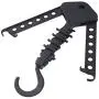 2pc Multifunctional Telescopic Space Saving Folding Magic Hanger for Clothes Travel Portable Outdoor Closet Organizer