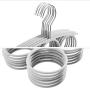 HJYPYJ Magic Hanger,Multifunction Magical Hangers,Home Tie Scarf Storage Hanger,Space-Saving Organizer Hangers, Reasonable Spacing/Gray / 5 pcs