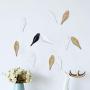 Resin Bird Coat Hook Wall Hanger, Creative Art Wall Decor for Key Towel Hat Bag Clothes, Set of 3