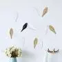 Resin Bird Coat Hook Wall Hanger, Creative Art Wall Decor for Key Towel Hat Bag Clothes, Set of 3