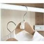 24pcs Creative Mini Clothes Hanger Plastic Home Easy Hook Closet Organizer Storage Rack Holder Hook DIY Clothes Hanger