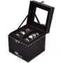 Rich U Black Lint Jewelry Storage Boxes Organizer Case with Lock Mirror for Rings Earrings Necklace Rich U Black Lint Jewelry Storage Boxes Organizer Case with Lock Mirror for Rings Earrings Necklace
