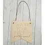 Wash your hands ya filthy animal, Modern Farmhouse style, funny bathroom sign, pennant sign with leather hanger, engraved sign, natural wood