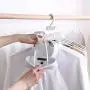 Bamboo Multifunctional Hanger Storage Artifact Provincial Space Hanger Home Clothes Hanger Shake Magic Coat Support Multilayer Folding