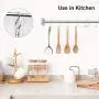 12 Pack Heavy Duty S Shaped Hanging Hooks Stainless Steel S Hooks Rust Resistant S Shaped Hooks for Kitchen, Bathroom, Garden, Pan, Bags, Jeans