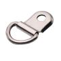 eBoot 100 Pairs D Ring Picture Frame Hanging Hangers Single Hole with Screws (Silver)