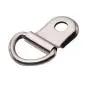 eBoot 100 Pairs D Ring Picture Frame Hanging Hangers Single Hole with Screws (Silver)