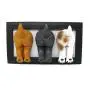 3 Dog Tails Key & Leash Hanger, Hat, Harness, Coat, Wall Organizer, Realistic ,Quality Resin, Heavy Duty, Decorative Gift - by Ashes to Beauty (3 Tail Hooks)