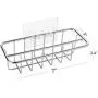 Adhesive Sponge Holder + Dish Cloth Hanger, 2-in-1 Sink Caddy, SUS304 Stainless Steel Rust Proof Water Proof, No Drilling