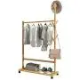 GGYDD Single Rail Bamboo Garment Rack, 8 Side Hook Tree Stand Rolling Coat Hanger for Jacket,Umbrella,Clothes,Hats,Scarf,Handbags-a 60x176cm(24x69inch) GGYDD Single Rail Bamboo Garment Rack, 8 Side Hook Tree Stand Rolling Coat Hanger for Jacket,Umbrella,Clothes,Hats,Scarf,Handbags-a 60x176cm(24x69inch)
