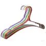 10pcs Random Color Luxury Wide Fancy Colorful Aluminum Alloy Hanger for Clothes, Metal Shirts Dress Coats Tops Hotel Hanger 10pcs Random Color Luxury Wide Fancy Colorful Aluminum Alloy Hanger for Clothes, Metal Shirts Dress Coats Tops Hotel Hanger
