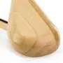 HANGERWORLD 3 Natural Wooden 17.7inch Coat Clothes Garment Non Slip Pants Bar Hangers Broad Shoulder Support HANGERWORLD 3 Natural Wooden 17.7inch Coat Clothes Garment Non Slip Pants Bar Hangers Broad Shoulder Support