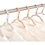 Jiede Premium Clothes Hangers Metal Suit Hanger for Closet Space Saving Made of Aluminum Alloy, 10 Pack, Silver