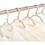 Jiede Premium Clothes Hangers Metal Suit Hanger for Closet Space Saving Made of Aluminum Alloy, 10 Pack, Silver