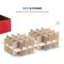 ZOBER Underbed Christmas Ornament Storage Boxes Zippered Closure - Stores up to 64 of The 3-inch Standard Christmas Ornaments, and Xmas Holiday Accessories Storage Container with Dividers & Two Handles ZOBER Underbed Christmas Ornament Storage Boxes Zippered Closure - Stores up to 64 of The 3-inch Standard Christmas Ornaments, and Xmas Holiday Accessories Storage Container with Dividers & Two Handles