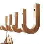 Wall Solid Wood Hook Originality Wooden Coat Hook Oak Clothes Hanger Wall Decoration Coatrack Bag Jook,1Pcs3