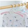 20PCS Kids Stretchable Plastic Clothes Hanger Durable Simple Baby Coat Hanger Random Color