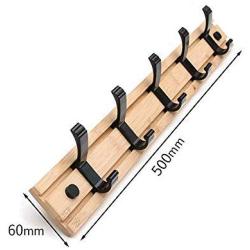 JMTLLYMJ Coat Hooks, Household Wall Coat Racks, Hangers Behind The Door, Clothes Hooks, Row Hooks, Strong Load-Bearing Coat Hooks (Size : 5 Hooks)