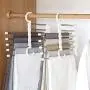 2Pcs Retractable Foldable Wardrobe Closet Clothes Hangers Magic Vertical Horizontal Tie Belt Hanging Racks (Color : White(2Pack)) 2Pcs Retractable Foldable Wardrobe Closet Clothes Hangers Magic Vertical Horizontal Tie Belt Hanging Racks (Color : White(2Pack))