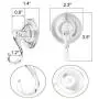 VISV Suction Cup Hooks, Removable Clear Heavy Duty Vacuum Suction Hooks with Cleaning Cloth Window Kitchen Bathroom Wall Hooks Hanger for Towel Loofah Sponge Cloth Key Christmas Wreath - 6 Packs VISV Suction Cup Hooks, Removable Clear Heavy Duty Vacuum Suction Hooks with Cleaning Cloth Window Kitchen Bathroom Wall Hooks Hanger for Towel Loofah Sponge Cloth Key Christmas Wreath - 6 Packs