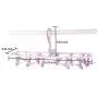 Aschic Travel Foldable Clips Portable Plastic Clothespins Drip Hangers Baby Drying Rack Lingerie Hanger Underwear Peg Dryer(2 Pack, Purple/Green) (Assorted) Aschic Travel Foldable Clips Portable Plastic Clothespins Drip Hangers Baby Drying Rack Lingerie Hanger Underwear Peg Dryer(2 Pack, Purple/Green) (Assorted)
