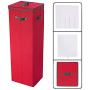 Elf Stor 83-DT5519 40 in. Tall Wrapping Paper Storage Boxes in Red