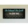 Race Medal Holder/Running Medal Hanger SHE BELIEVED SHE COULD SO SHE DID- Wood Wall Mounted Medal Organizer. CUSTOMIZATION Available Race Medal Holder/Running Medal Hanger SHE BELIEVED SHE COULD SO SHE DID- Wood Wall Mounted Medal Organizer. CUSTOMIZATION Available