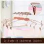 10pcs Random Color Rose Gold Hanger Exquisite Metal Bold Non-Slip Underwear Alloy Hanger Bra Clothespin Bra Panties Clip Clothes Racks 10pcs Random Color Rose Gold Hanger Exquisite Metal Bold Non-Slip Underwear Alloy Hanger Bra Clothespin Bra Panties Clip Clothes Racks