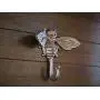 Bee Wall Hanger, Cast Iron Handpainted, Aged Copper or Pick from Over 40 Colors Bee Wall Hanger, Cast Iron Handpainted, Aged Copper or Pick from Over 40 Colors