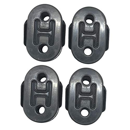 Exhaust Hanger Insulators Auto Parts Bushing Muffler Reduce Vibration Mount Bracket 2 Holes Vehicles Hangers, Pack of 4