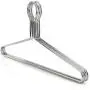 HANGERWORLD 20 Silver 17inch Metal Chrome Security Hookless Heavy Duty Hotel Clothes Garment Coat Hanger HANGERWORLD 20 Silver 17inch Metal Chrome Security Hookless Heavy Duty Hotel Clothes Garment Coat Hanger