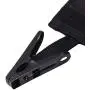 Symphony Clothes Hanger, Portable Travel Bathroom Folding Clothes Hanger with 6 Clips (Black RED)