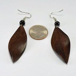 Feather Earrings ? Hanger Earrings - Sono Wood