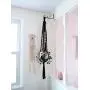 Macrame Black - Macrame Plant Hanger Black - Gothic Decor - Black Home Decor - Macrame Hanging Planter - Gothic Boho - Plant Pot Hanger