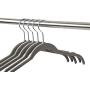 Finnhomy Sturdy 50 Pack Non-Slip Shirt and Dress Clothes Hangers Heavy Duty Slim-Line Velvet Hanger Gray with 10 Free Finger Clips Finnhomy Sturdy 50 Pack Non-Slip Shirt and Dress Clothes Hangers Heavy Duty Slim-Line Velvet Hanger Gray with 10 Free Finger Clips