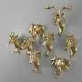 UKURO Animal Head Hook Statue Resin Crafts Key/Cap/Clothes Claw Hanger 3D Animals Figurines Home Mural Decoration UKURO Animal Head Hook Statue Resin Crafts Key/Cap/Clothes Claw Hanger 3D Animals Figurines Home Mural Decoration