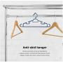 10pcs Random Color Clothes Hanger Anti-Skid Adults Children Baby Household Supplies PP Portable Clothes Hangers Hook Household