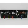 Every Child is an Artist Sign, Pablo Picasso Quote Kids Artwork Display Hanger, Children Room Art Hanging Holder Wood Sign, Kids Decor Gift