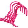 10pcs Adult Coat Jacket Clothes Hangers Outdoor Drying Rack Antiskid Closet Organizer with Hooks Color Random