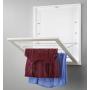 Whitmor Wall Mounted Drying Rack, White